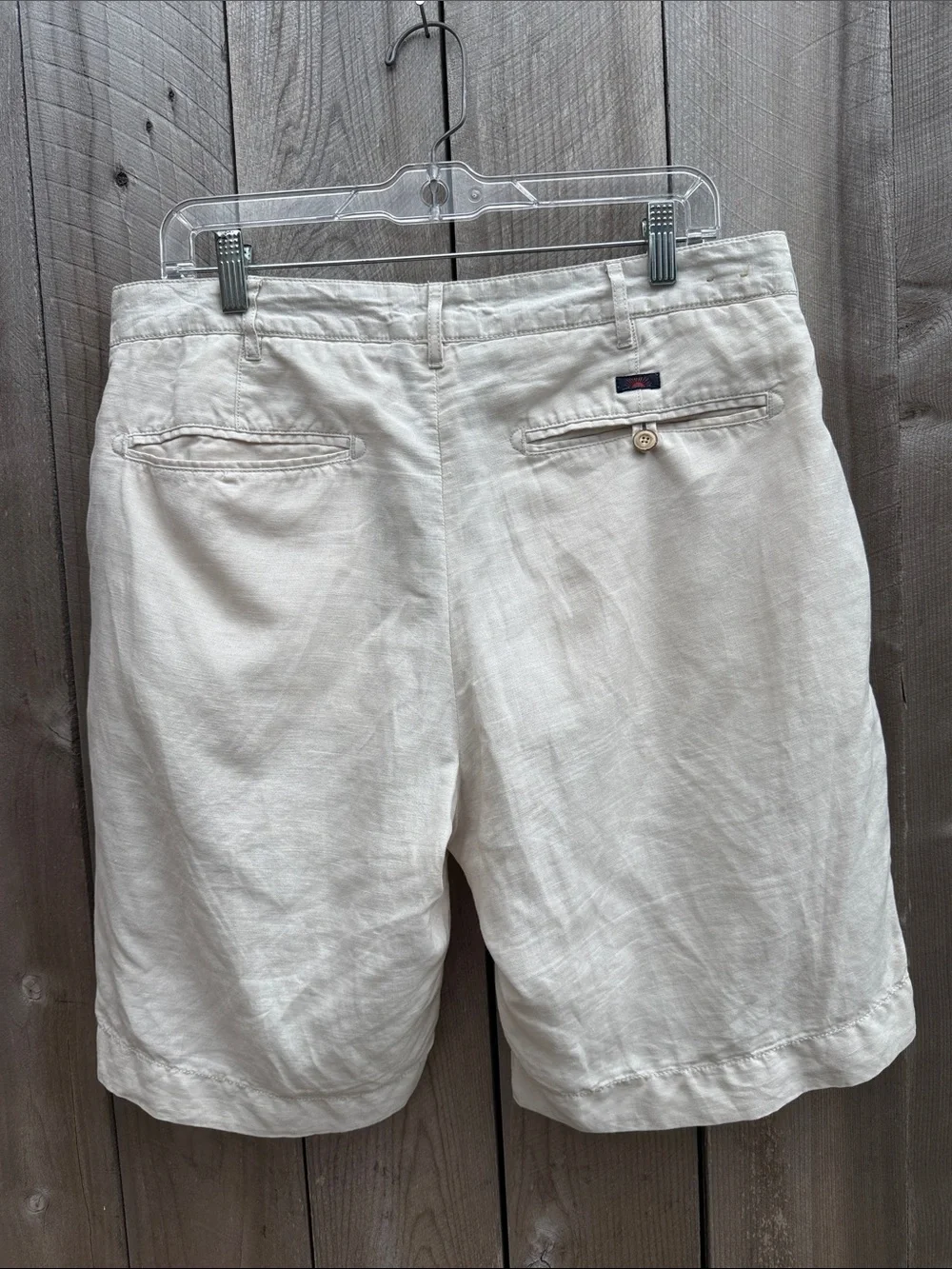 Faherty Brand Linen Blend Chino Shorts Coastal Prep Men’s 31